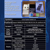 R36S Retro Game Console Handheld Video Arkos 2.0 System 3.5 Inch Single Card Portable Pocket Video Player 64GB 128GB 20000 Games