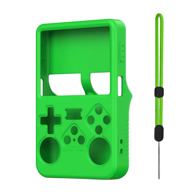 Silicone Case for R36S Handheld Game Console Protective Cover Scratch Resistant Dustproof Storage Box Soft Shell for R36S Consol